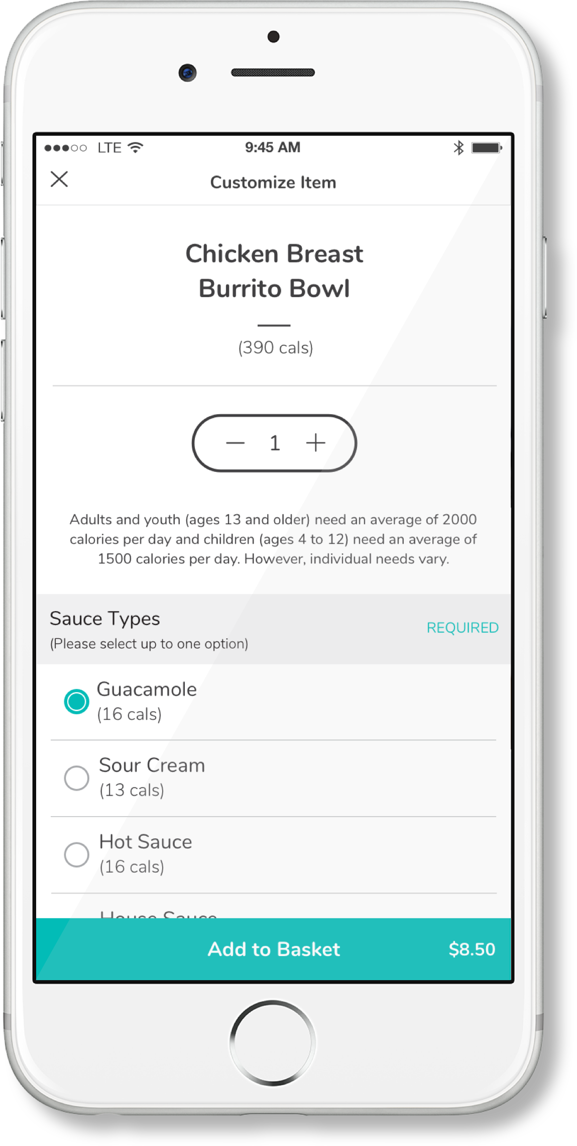 Nourish App Mobile Ordering
